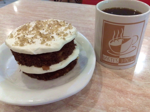 Carrot Cake and Brewed Coffee for only ₱67.50